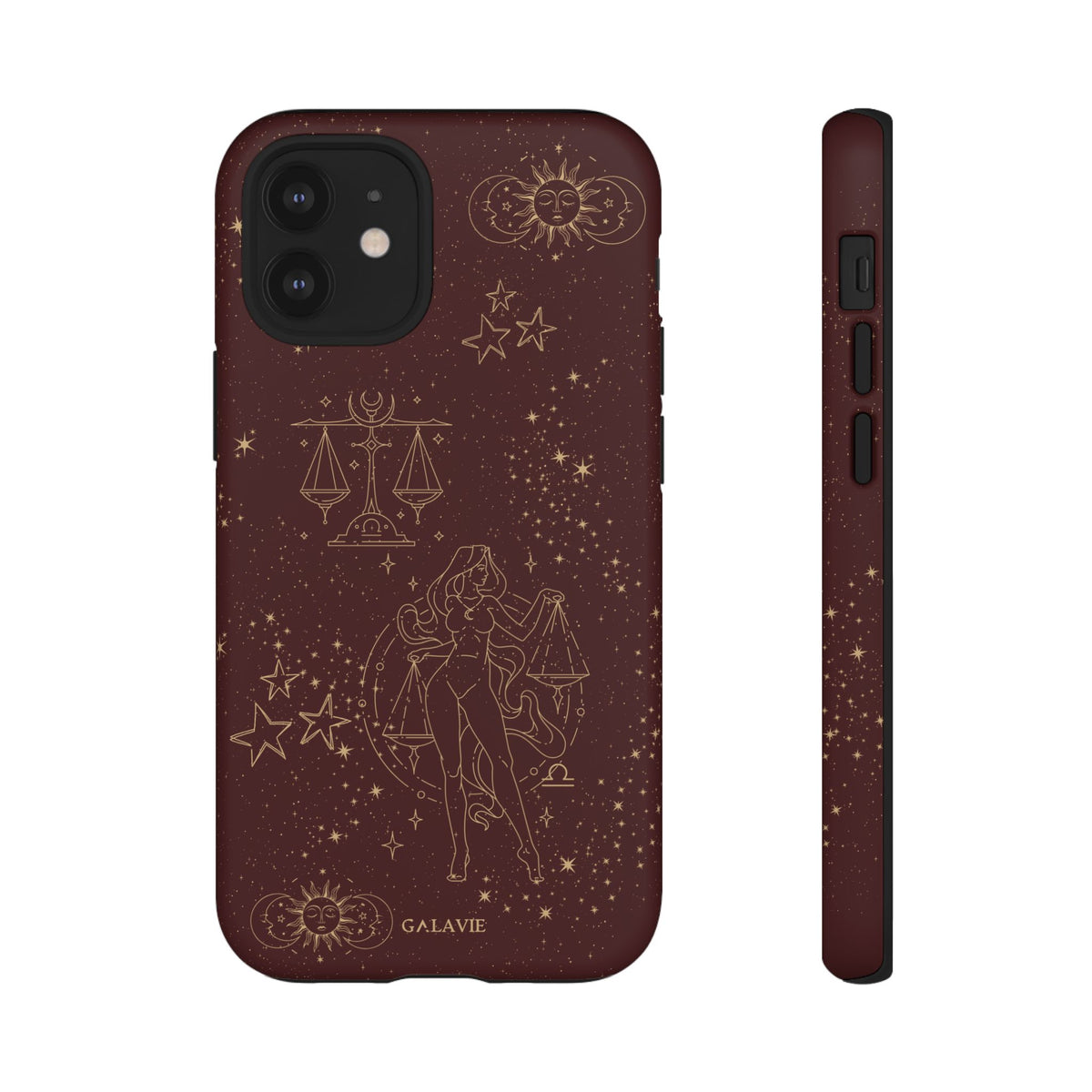Libra Zodiac Phone Case – Chocolate
