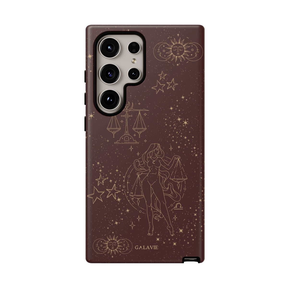 Libra Zodiac Phone Case – Chocolate