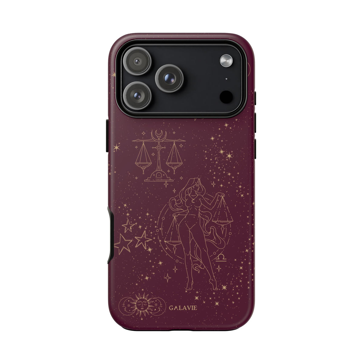 Libra Zodiac Phone Case – Merlot