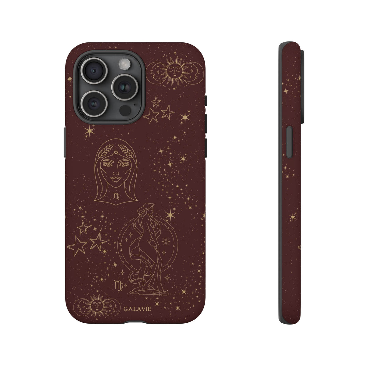 Virgo Zodiac Phone Case – Chocolate
