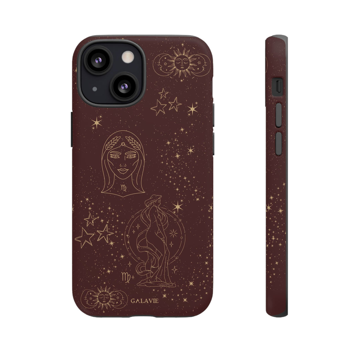 Virgo Zodiac Phone Case – Chocolate