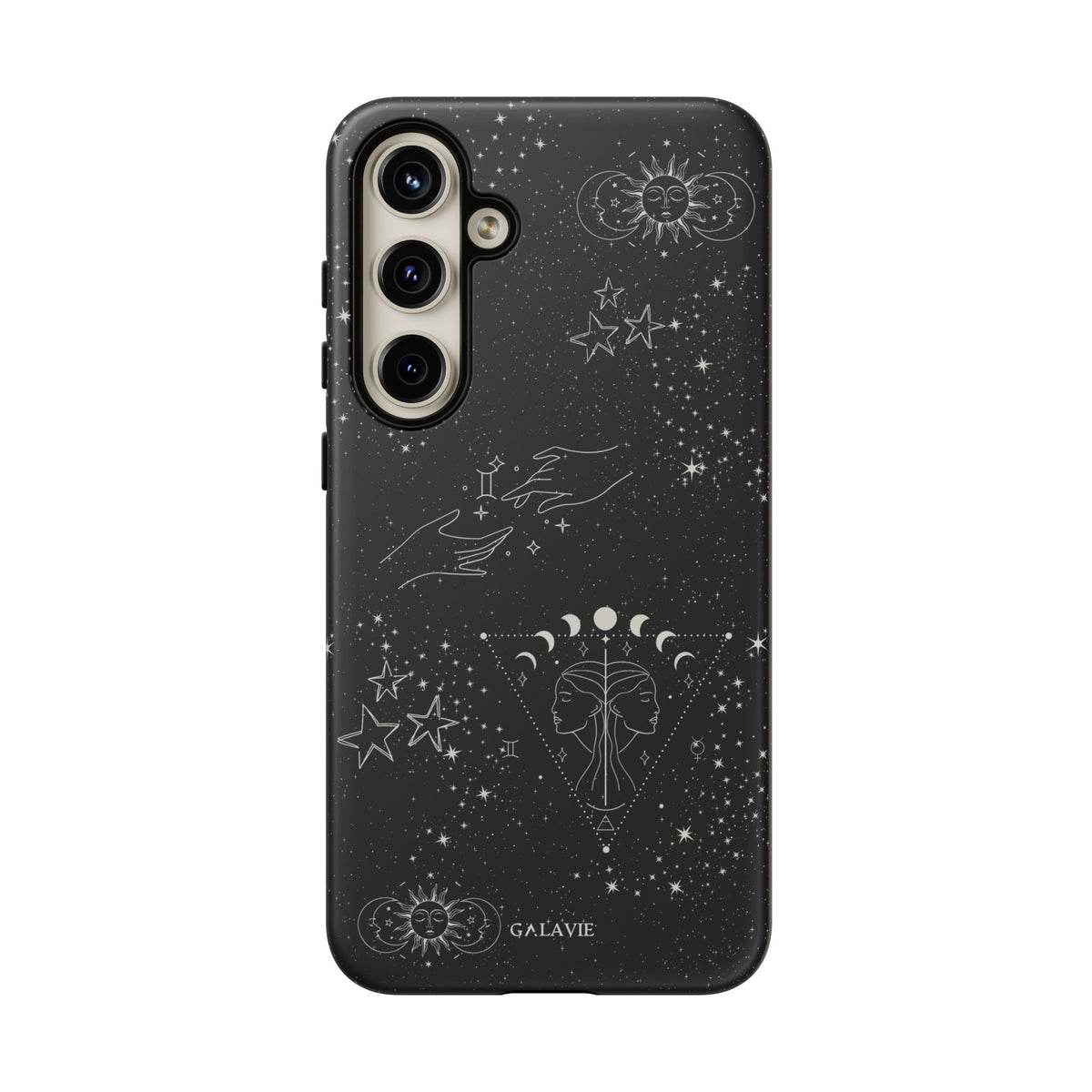Gemini Zodiac Phone Case – Noir