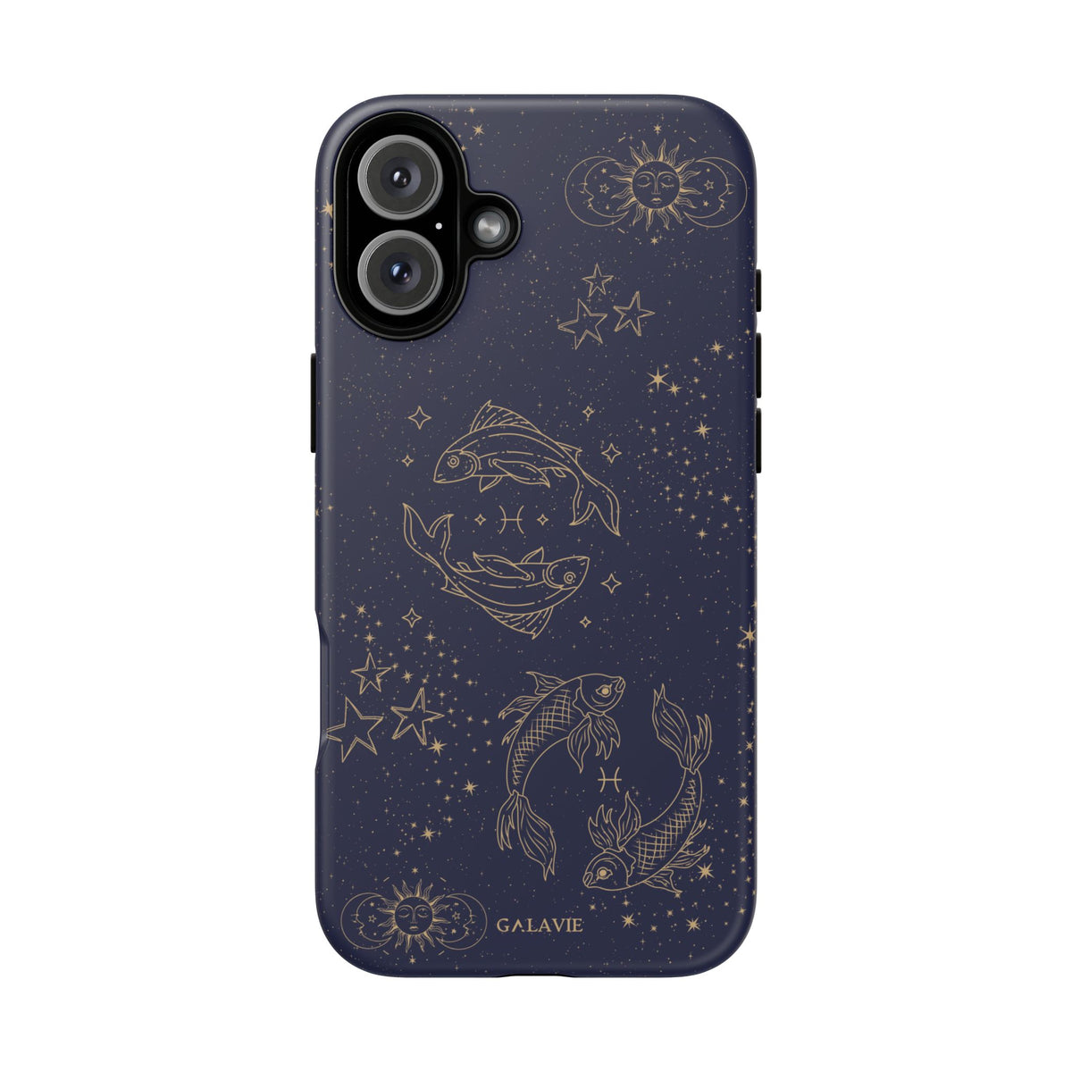 Pisces Zodiac Phone Case – Navy