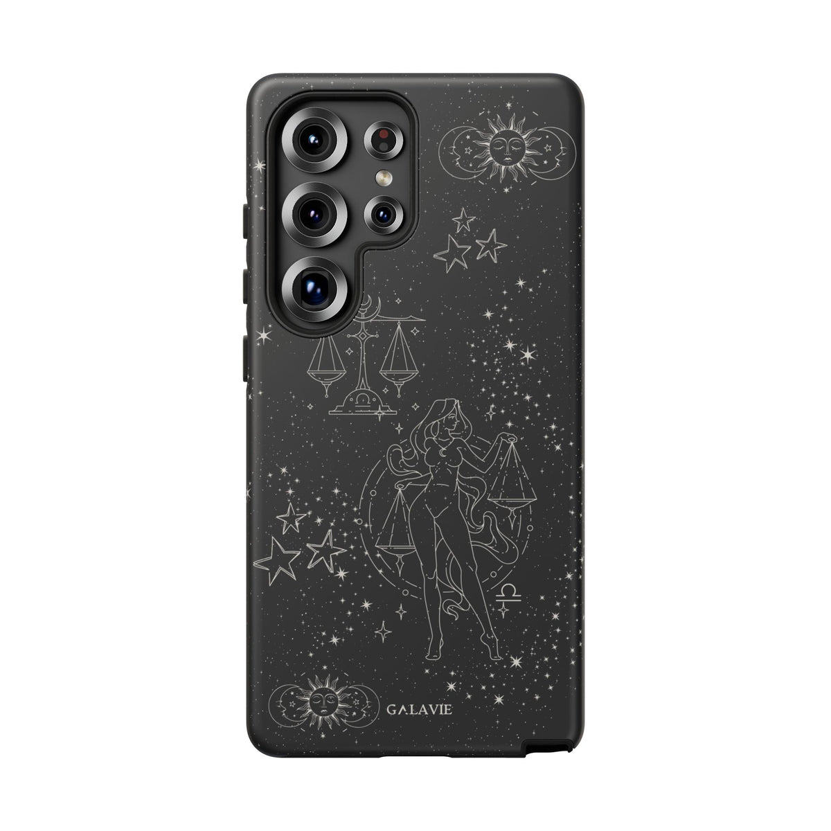 Libra Zodiac Phone Case – Noir