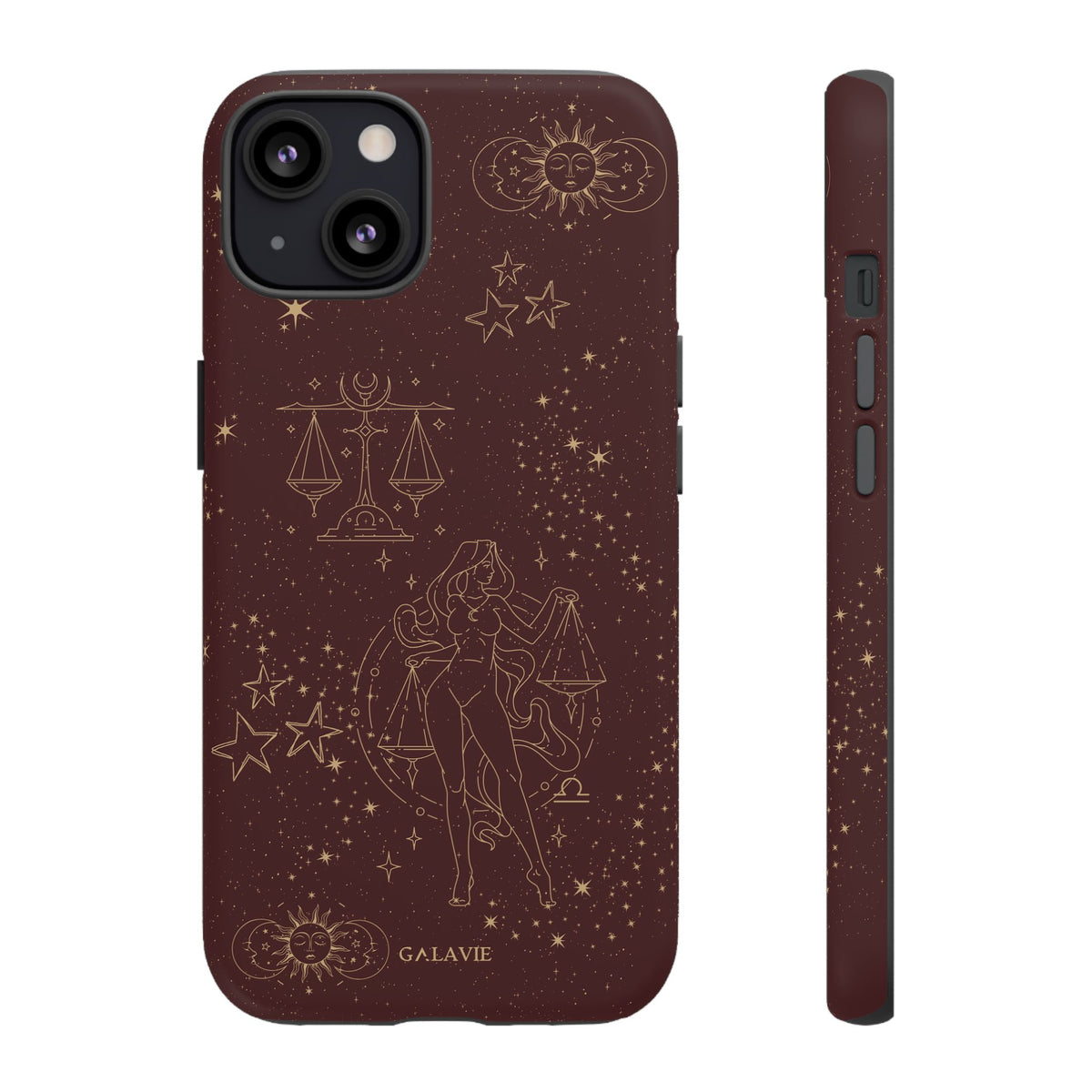 Libra Zodiac Phone Case – Chocolate