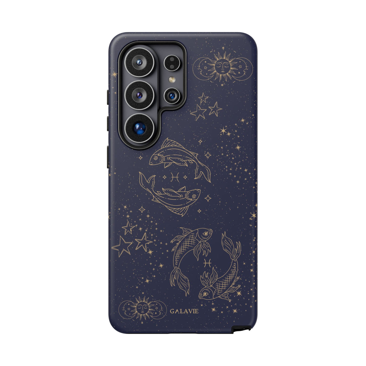 Pisces Zodiac Phone Case – Navy
