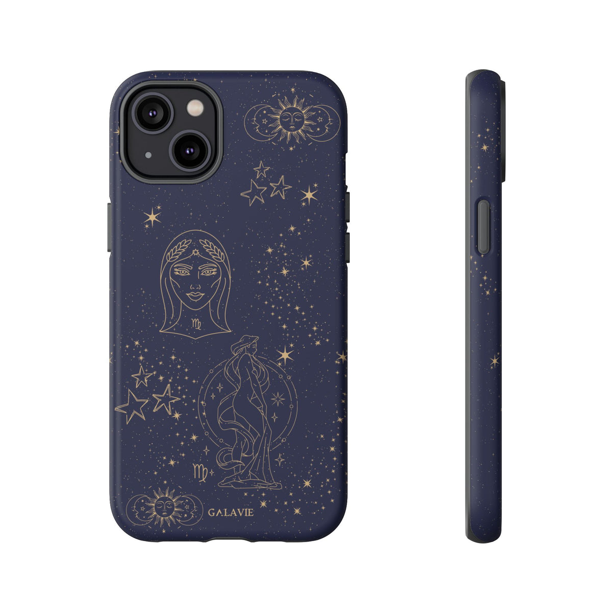 Virgo Zodiac Phone Case – Navy