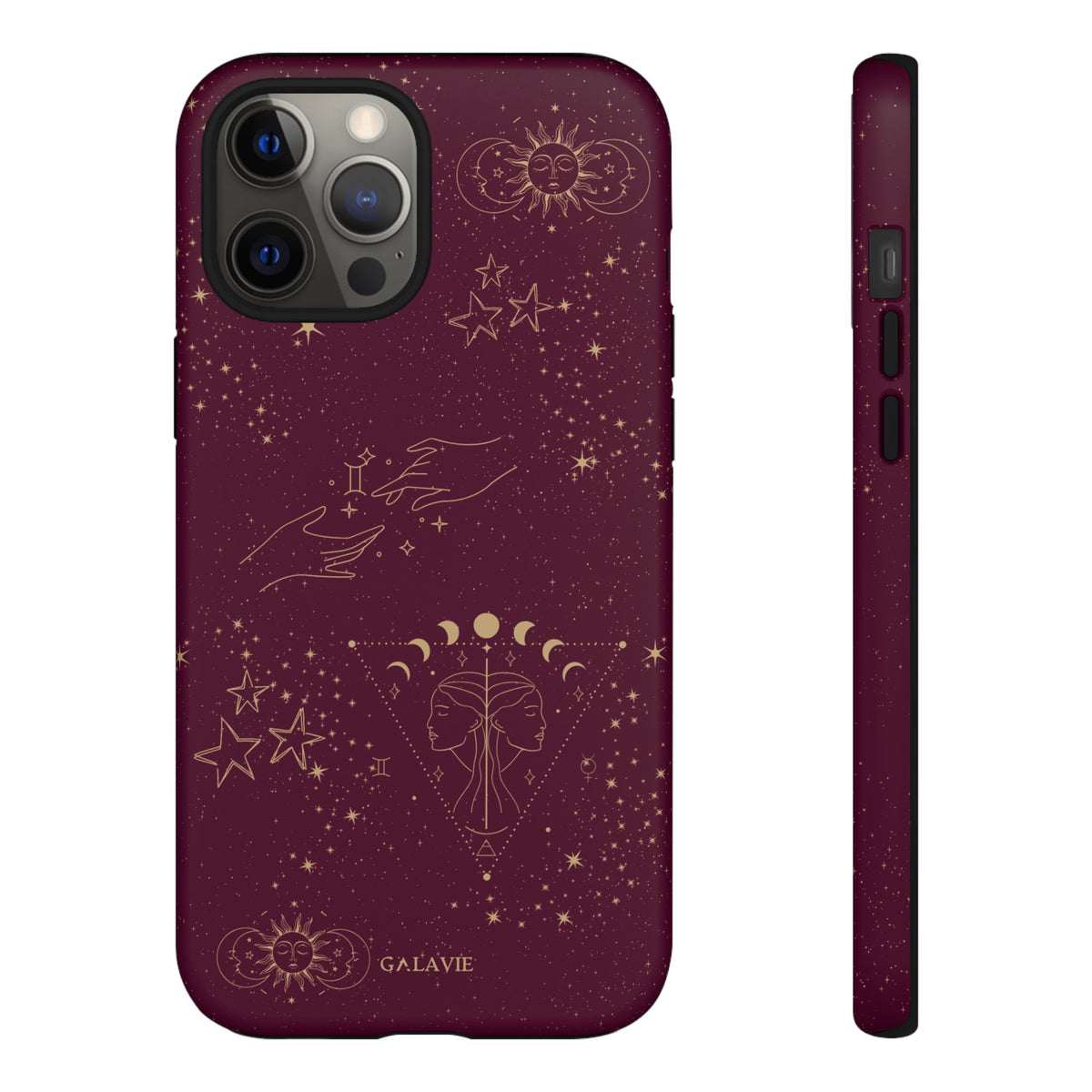 Gemini Zodiac Phone Case – Merlot