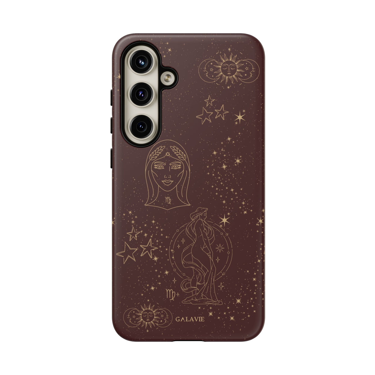 Virgo Zodiac Phone Case – Chocolate