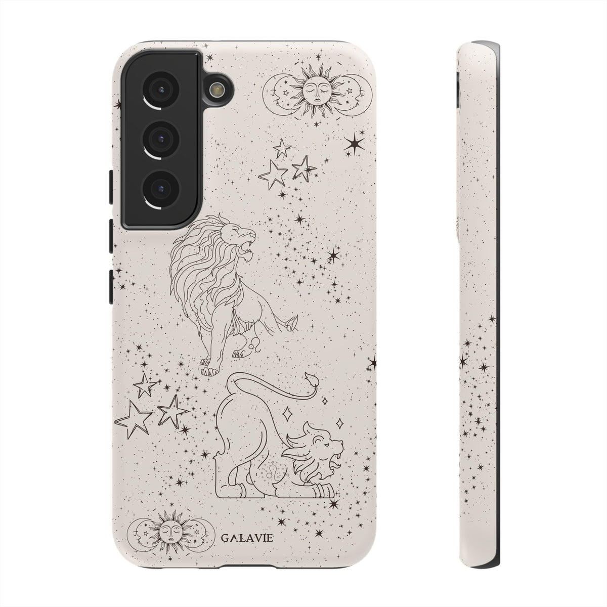 Leo Zodiac Phone Case – Cream