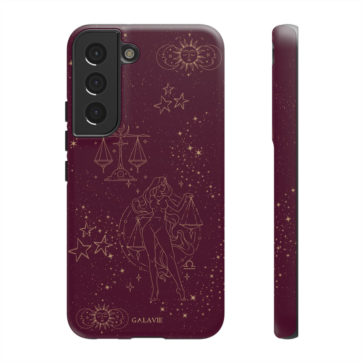 Libra Zodiac Phone Case – Merlot