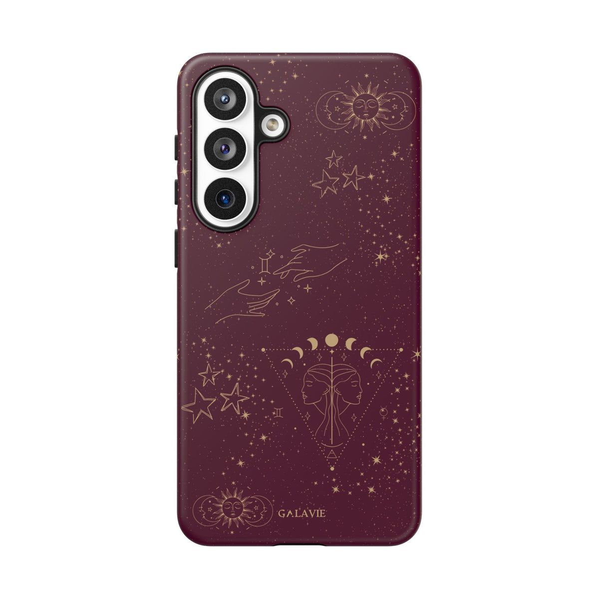 Gemini Zodiac Phone Case – Merlot