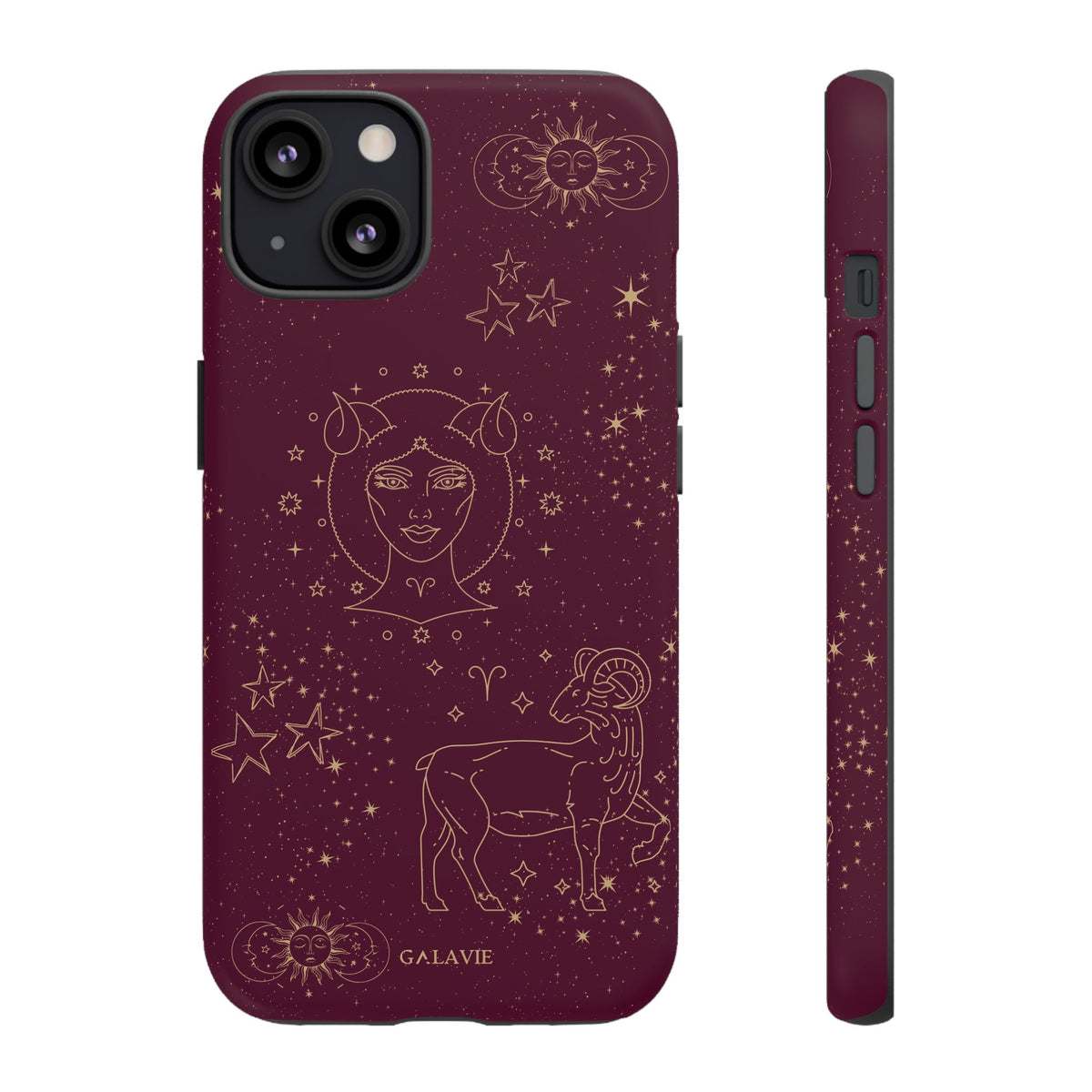 Aries Zodiac Phone Case – Merlot