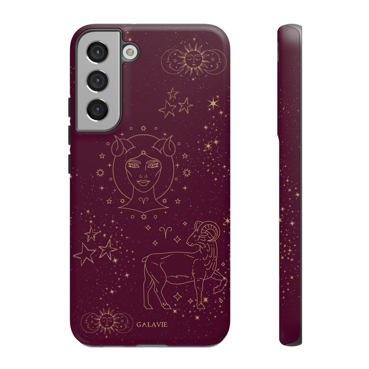 Aries Zodiac Phone Case – Merlot