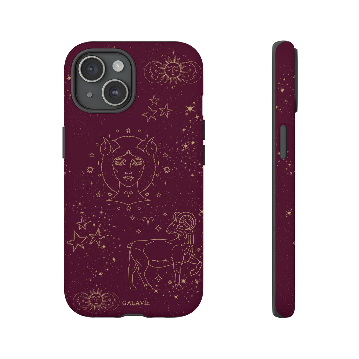 Aries Zodiac Phone Case – Merlot
