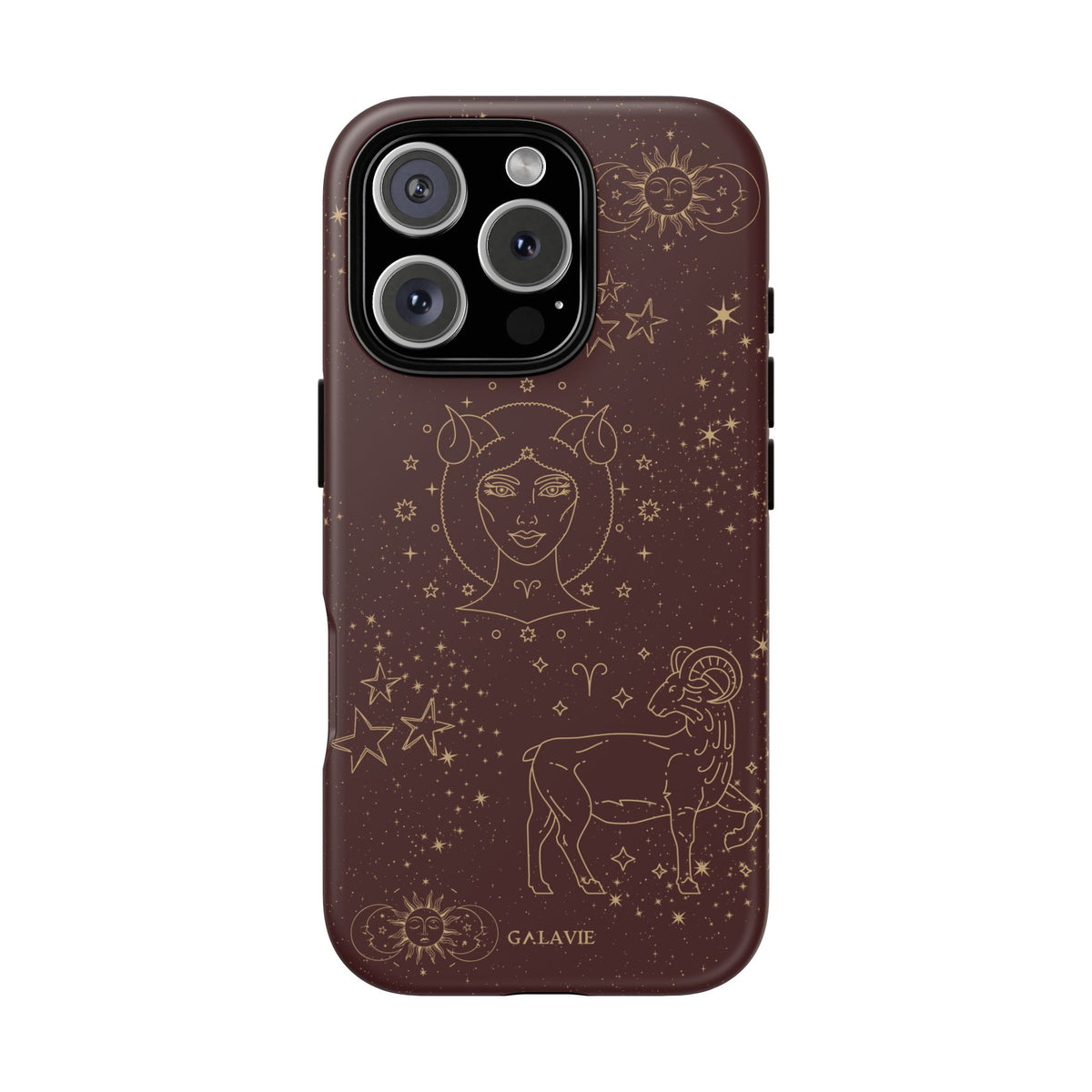 Aries Zodiac Phone Case – Chocolate