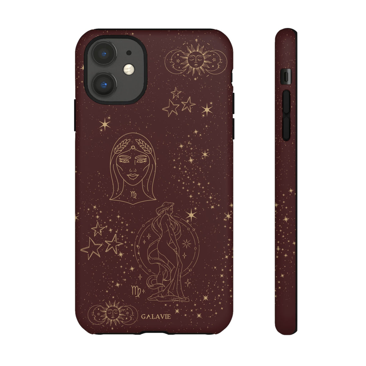 Virgo Zodiac Phone Case – Chocolate