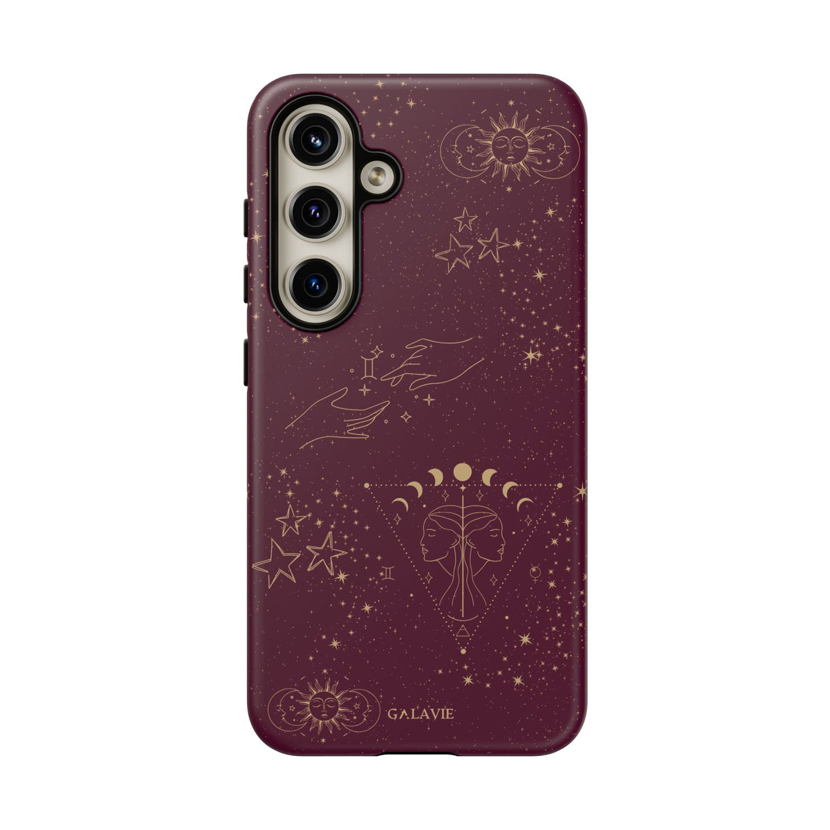 Gemini Zodiac Phone Case – Merlot