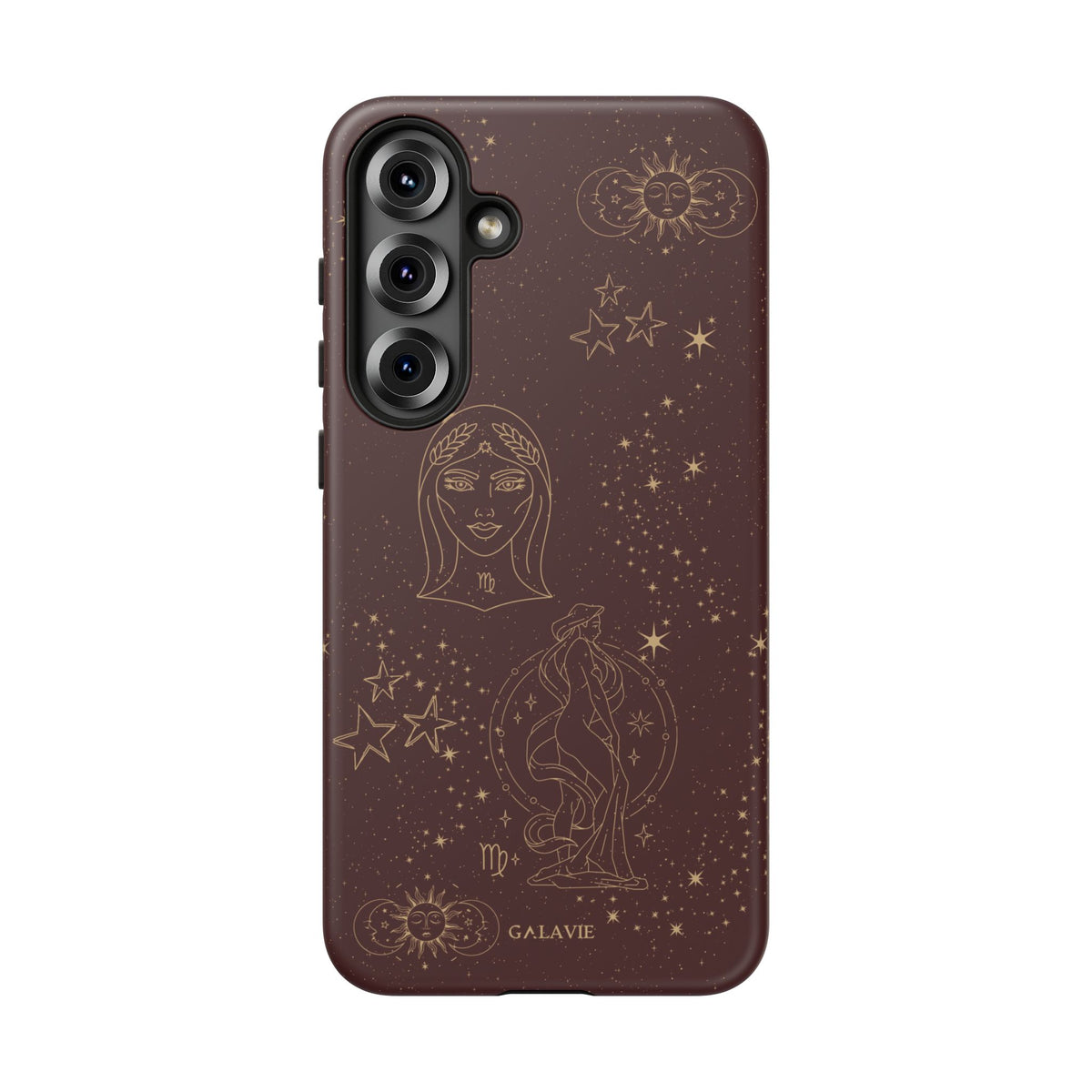 Virgo Zodiac Phone Case – Chocolate