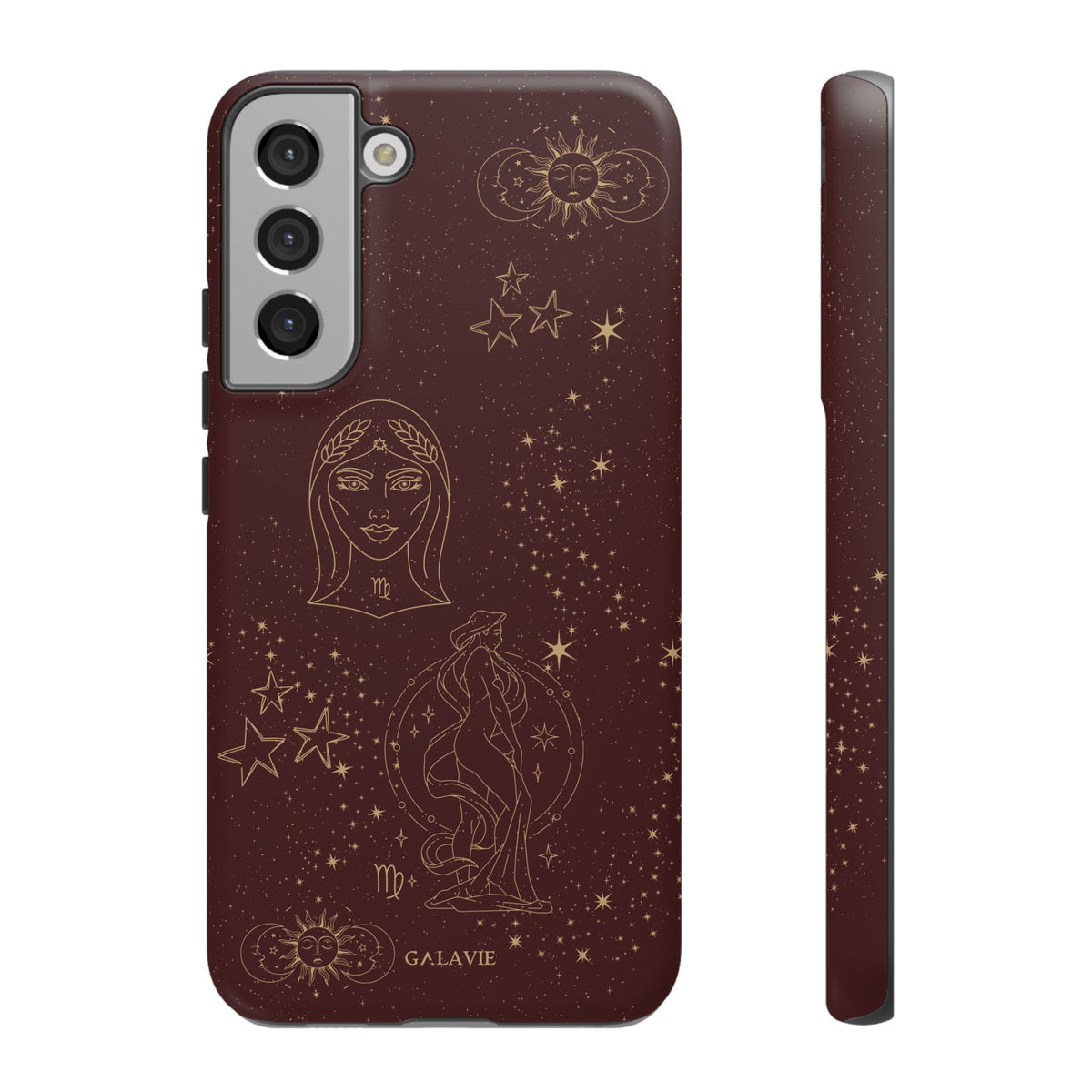 Virgo Zodiac Phone Case – Chocolate