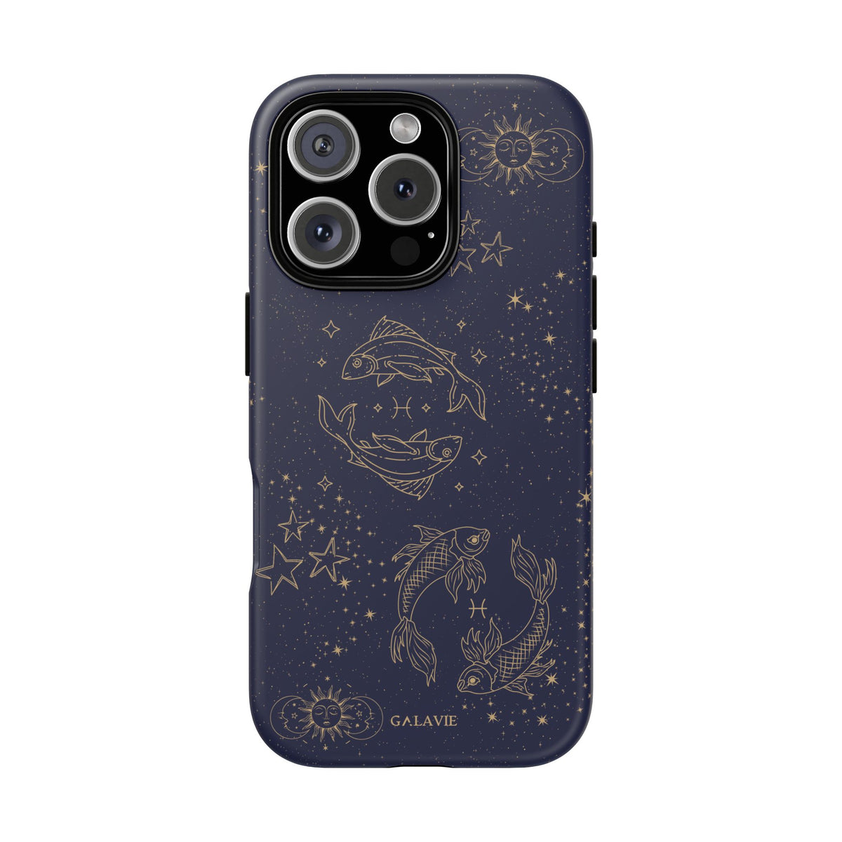 Pisces Zodiac Phone Case – Navy