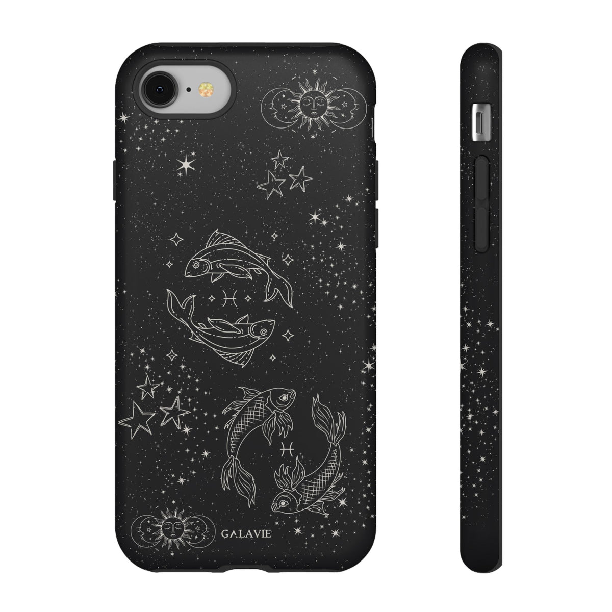 Pisces Zodiac Phone Case – Noir