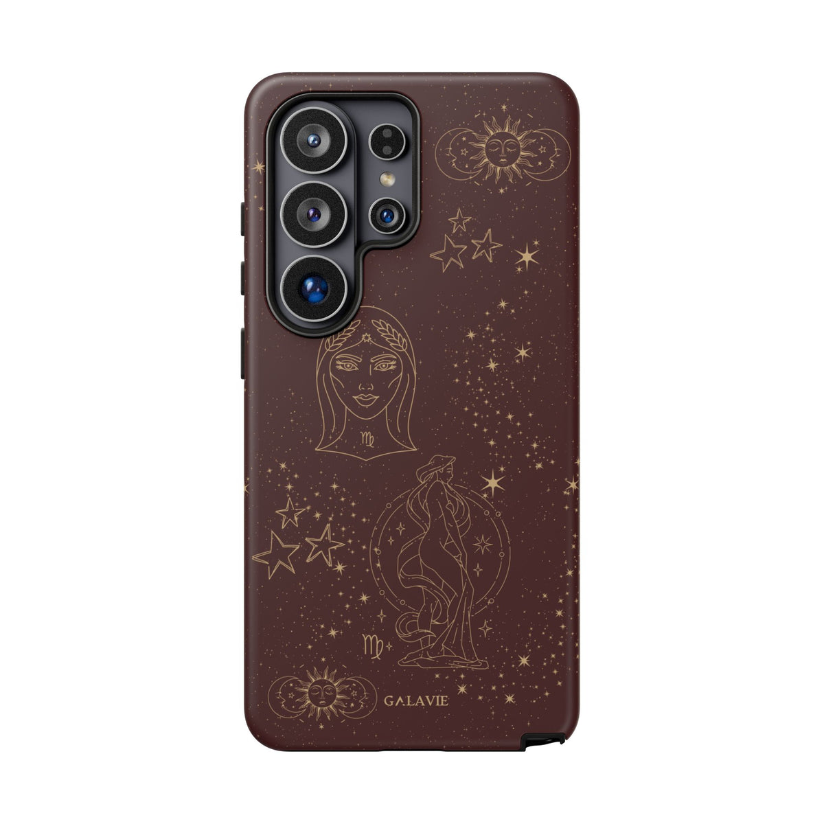 Virgo Zodiac Phone Case – Chocolate