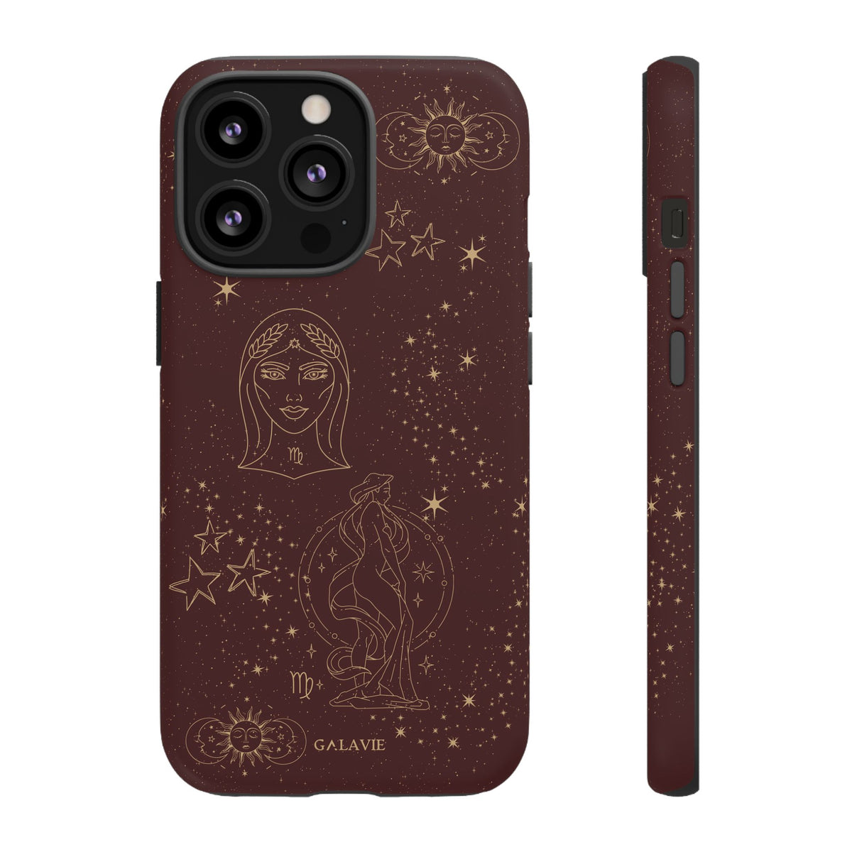 Virgo Zodiac Phone Case – Chocolate