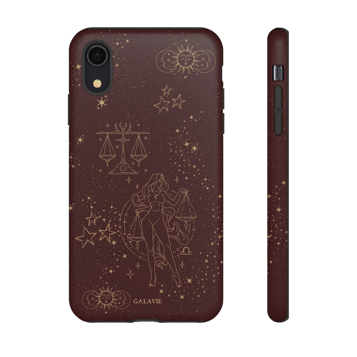 Libra Zodiac Phone Case – Chocolate