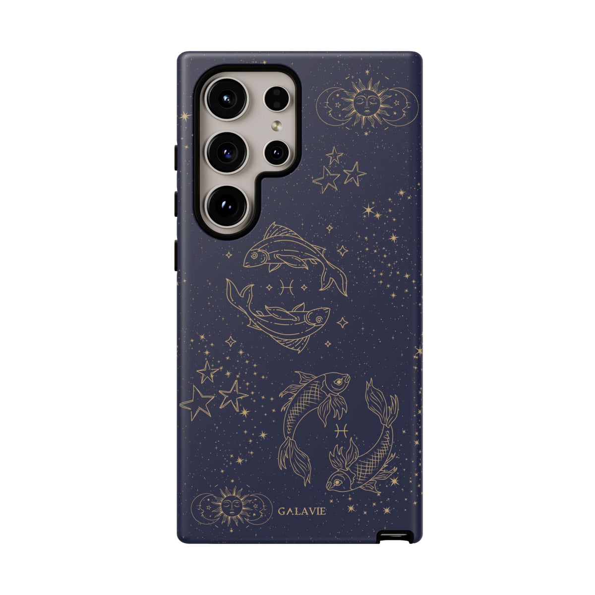 Pisces Zodiac Phone Case – Navy