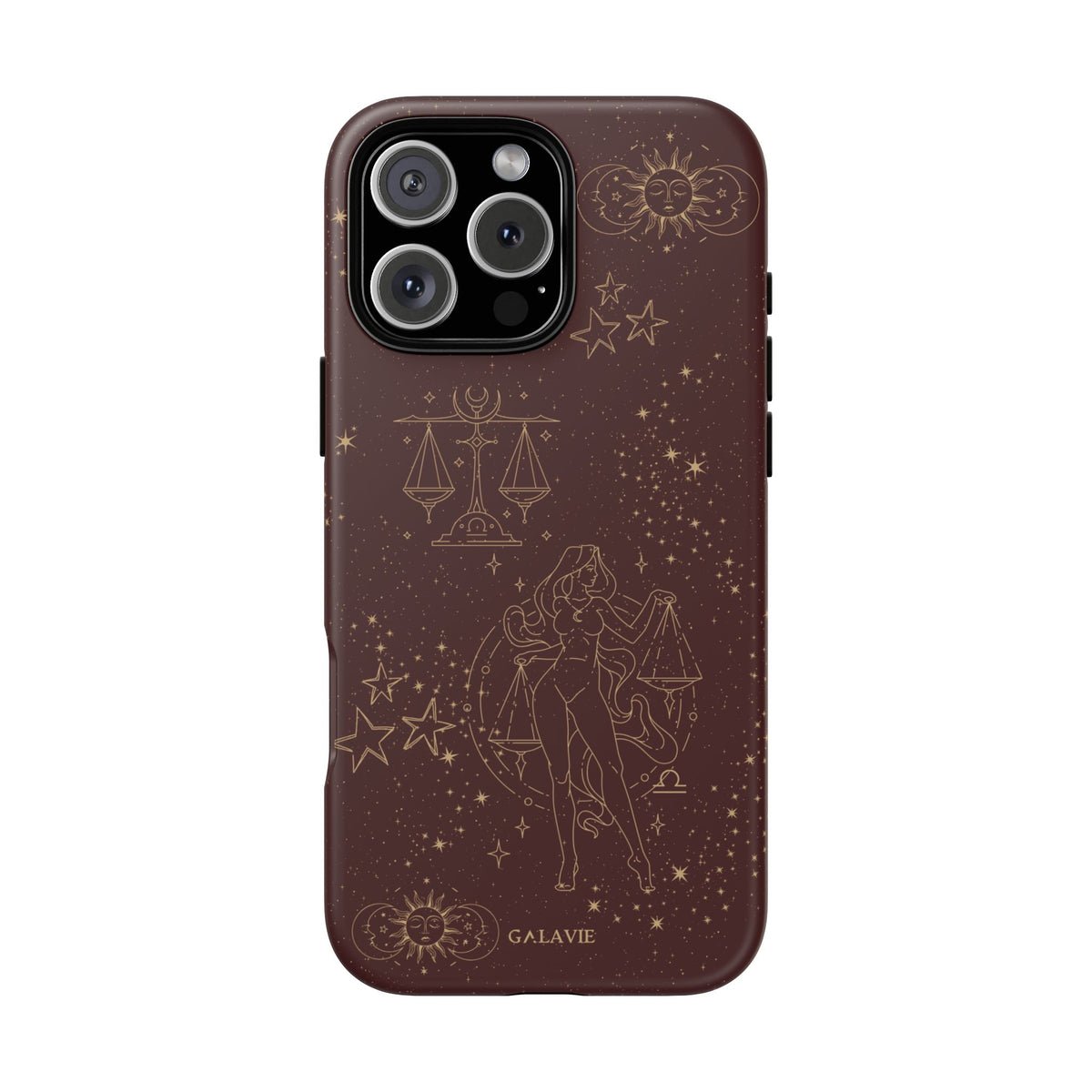 Libra Zodiac Phone Case – Chocolate