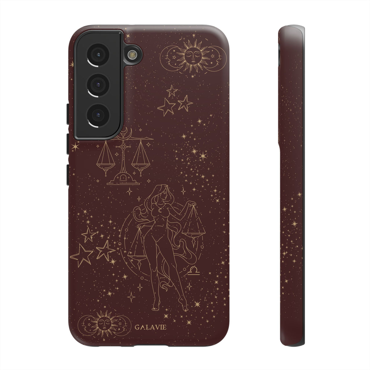 Libra Zodiac Phone Case – Chocolate