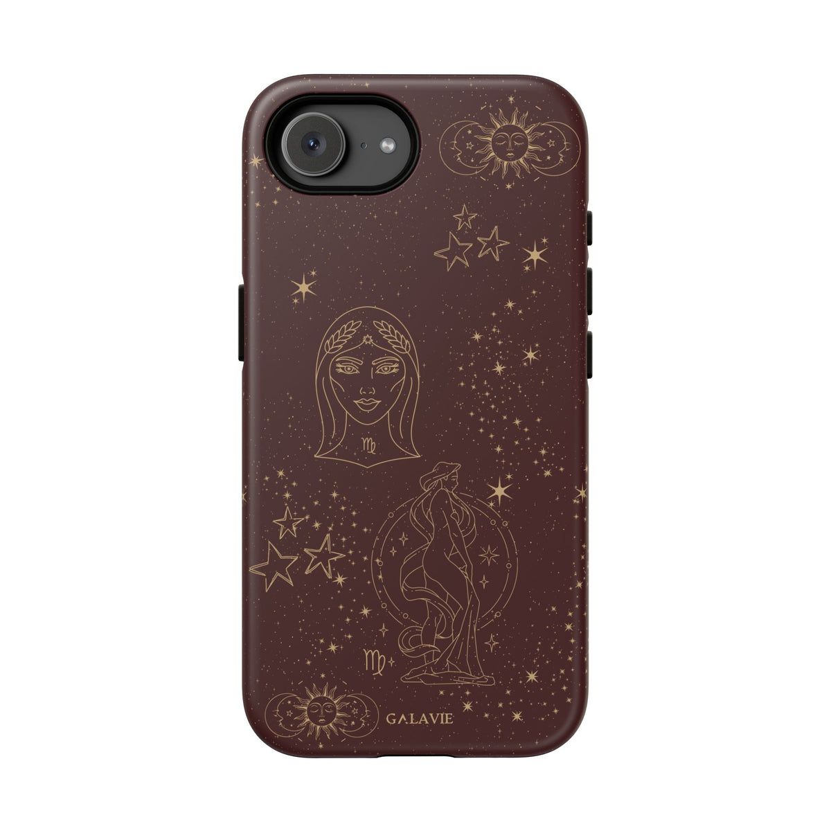 Virgo Zodiac Phone Case – Chocolate