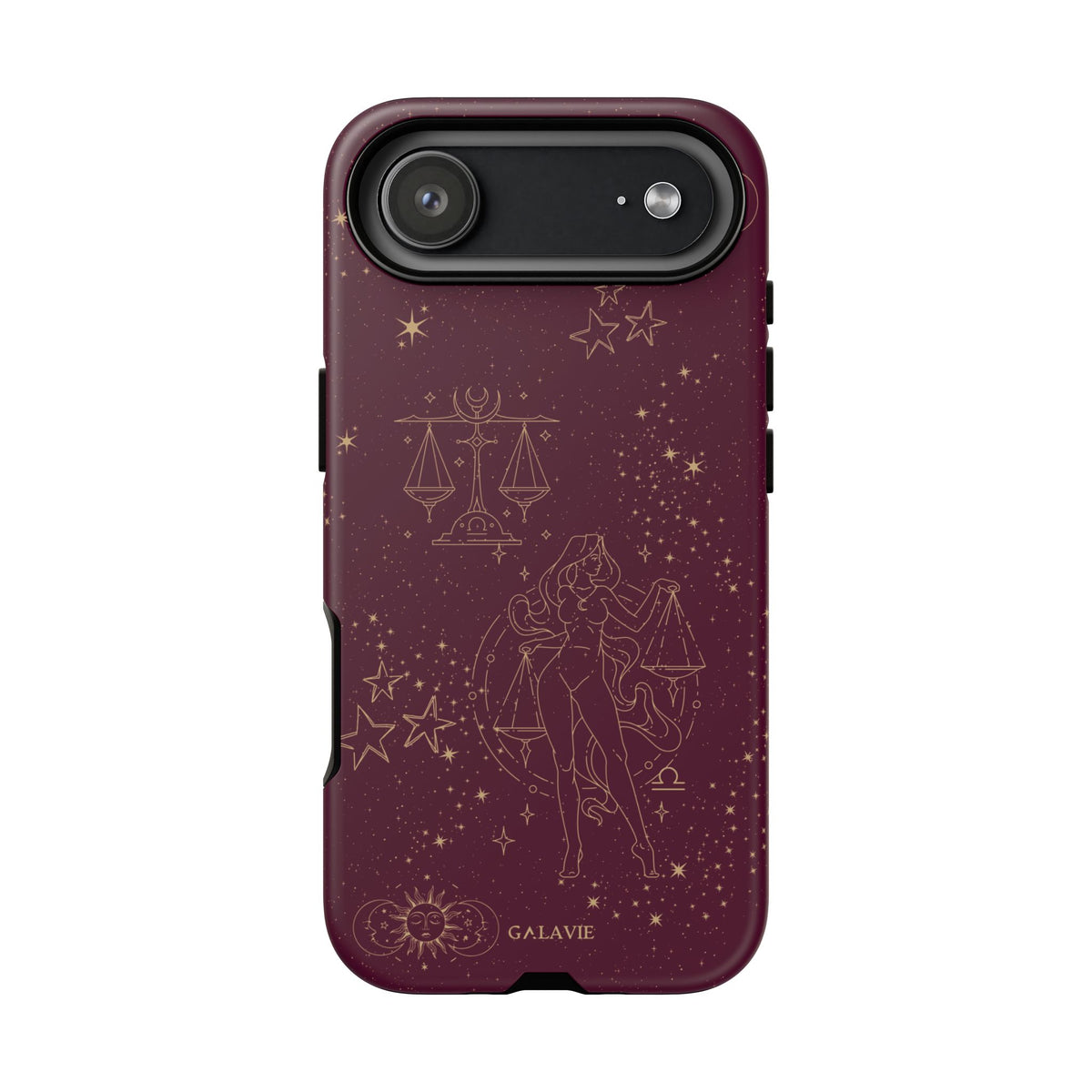 Libra Zodiac Phone Case – Merlot