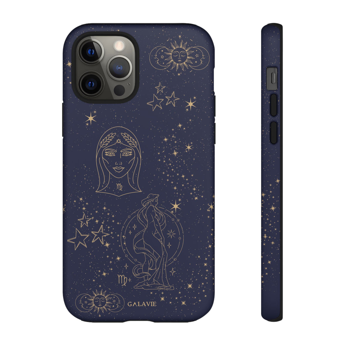Virgo Zodiac Phone Case – Navy