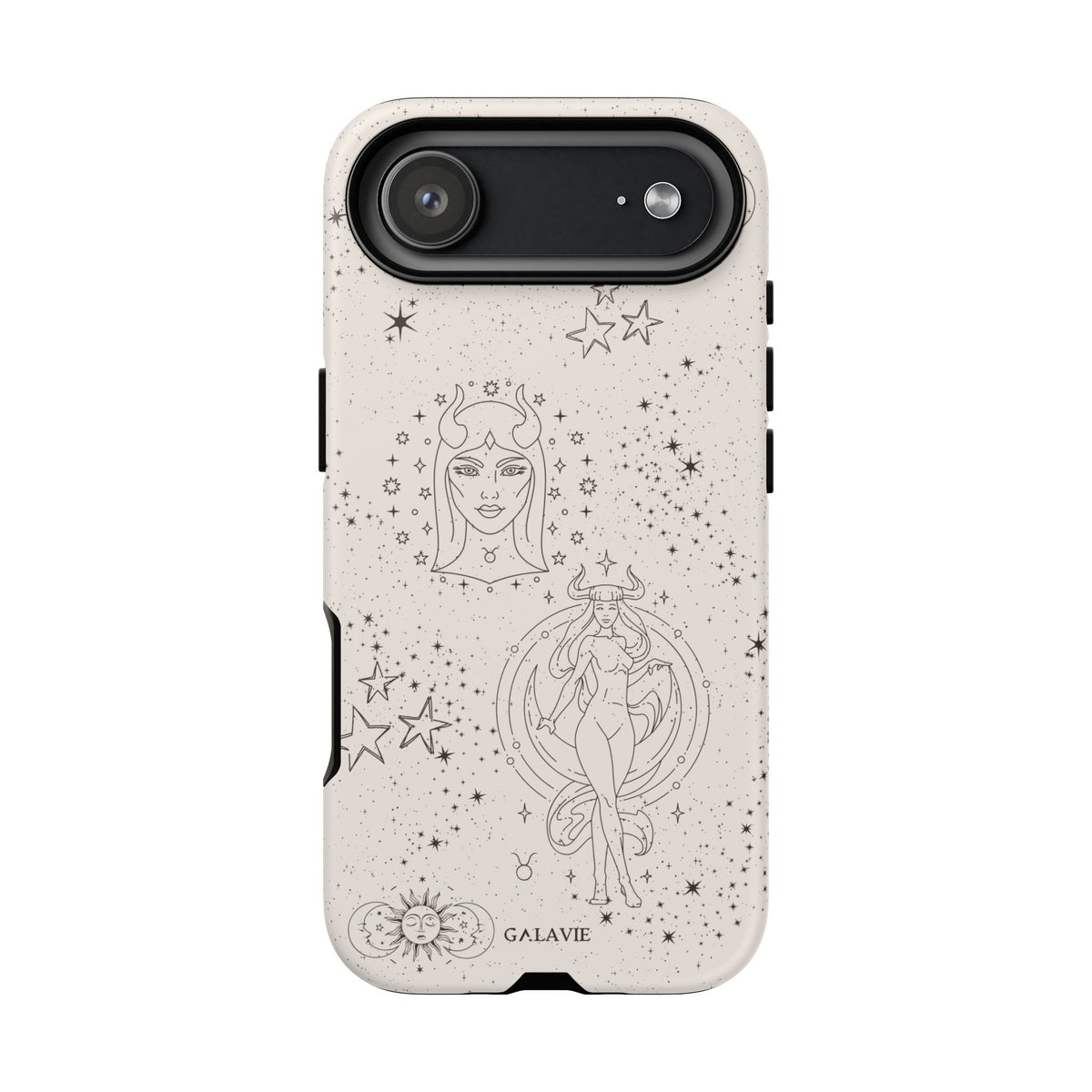 Taurus Zodiac Phone Case – Cream