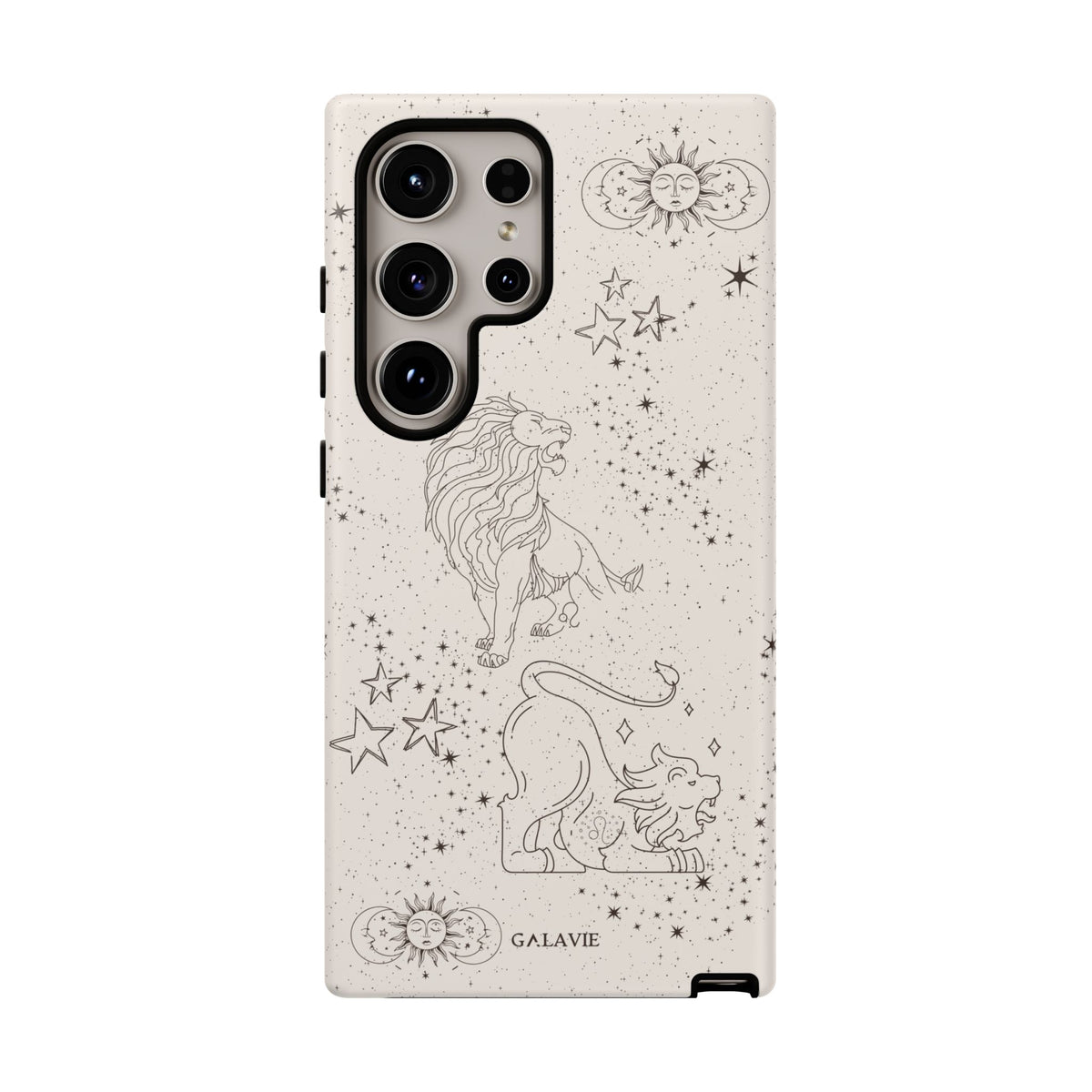 Leo Zodiac Phone Case – Cream