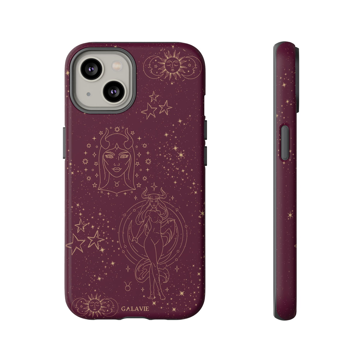 Taurus Zodiac Phone Case – Merlot