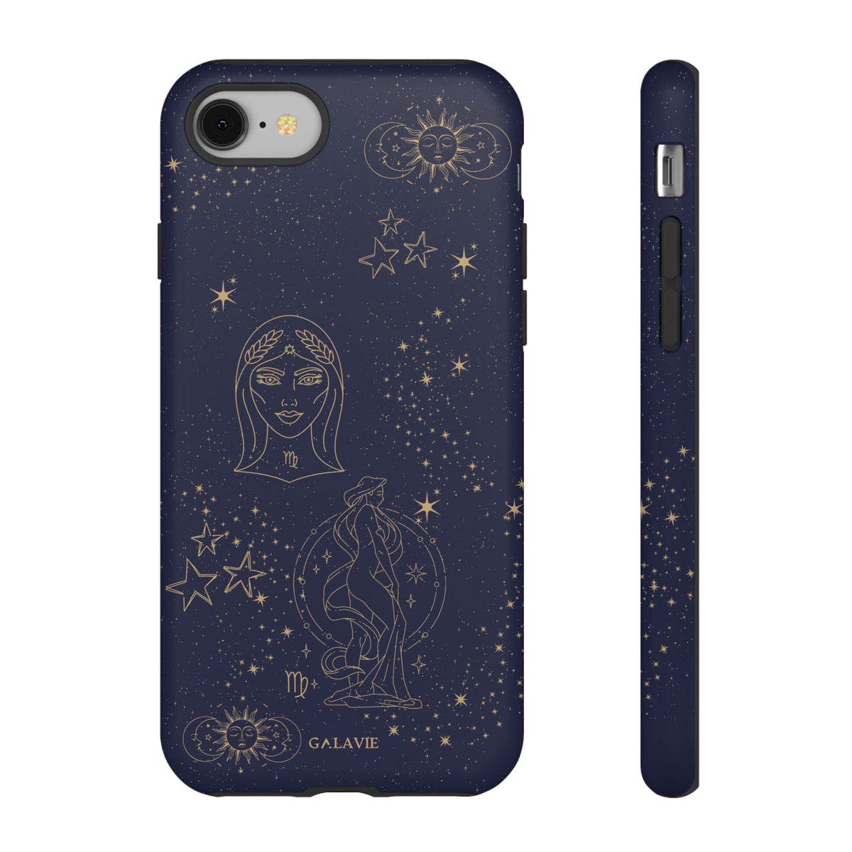 Virgo Zodiac Phone Case – Navy