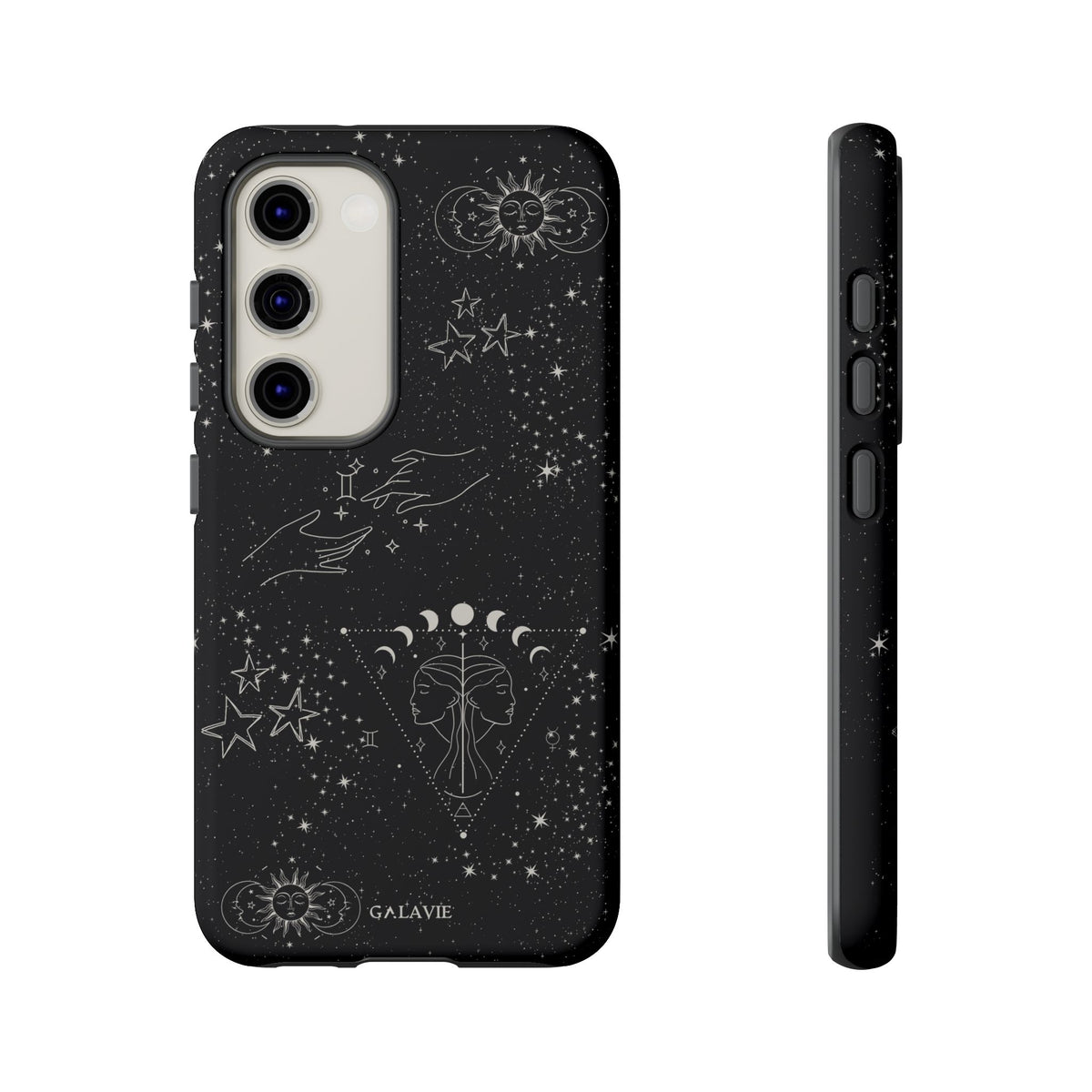 Gemini Zodiac Phone Case – Noir