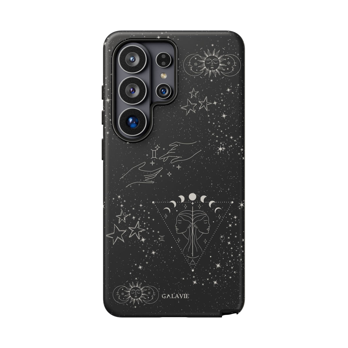 Gemini Zodiac Phone Case – Noir