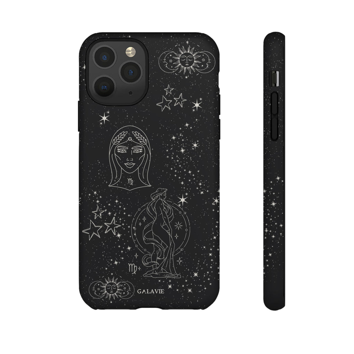 Virgo Zodiac Phone Case – Noir
