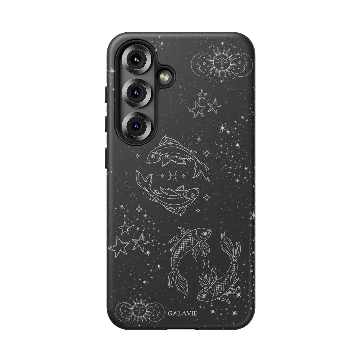 Pisces Zodiac Phone Case – Noir