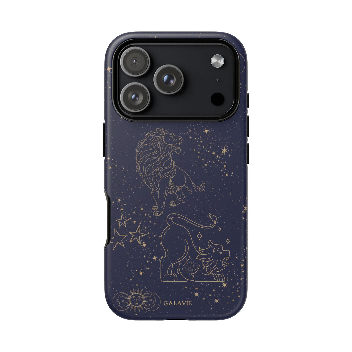 Leo Zodiac Phone Case – Navy