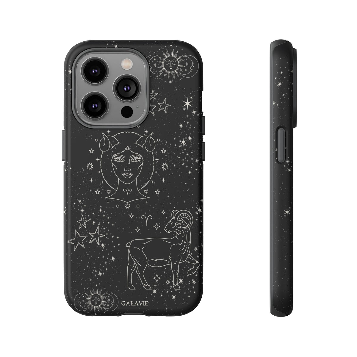 Aries Zodiac Phone Case – Noir