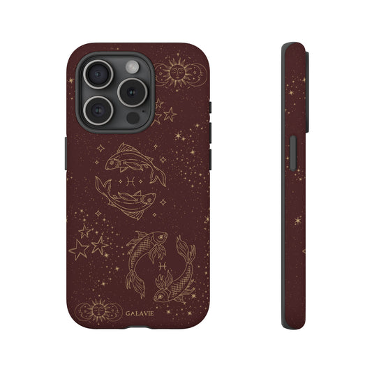 Pisces Zodiac Phone Case – Chocolate
