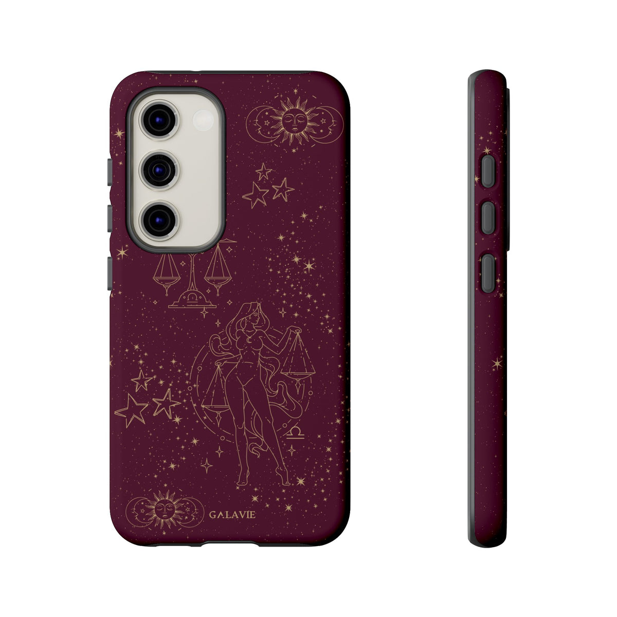 Libra Zodiac Phone Case – Merlot