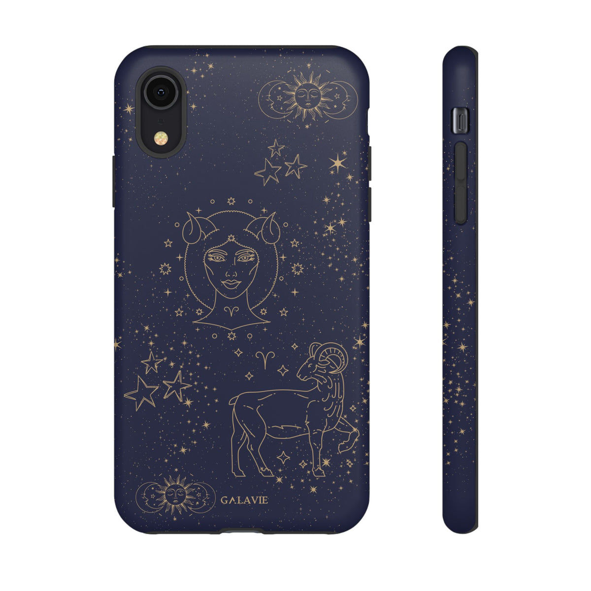 Aries Zodiac Phone Case – Navy