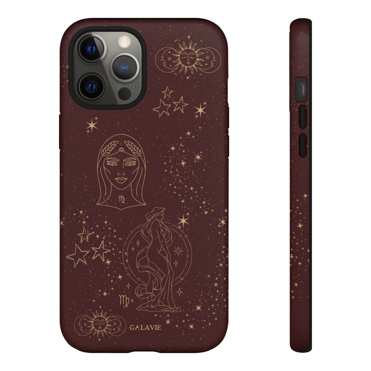 Virgo Zodiac Phone Case – Chocolate