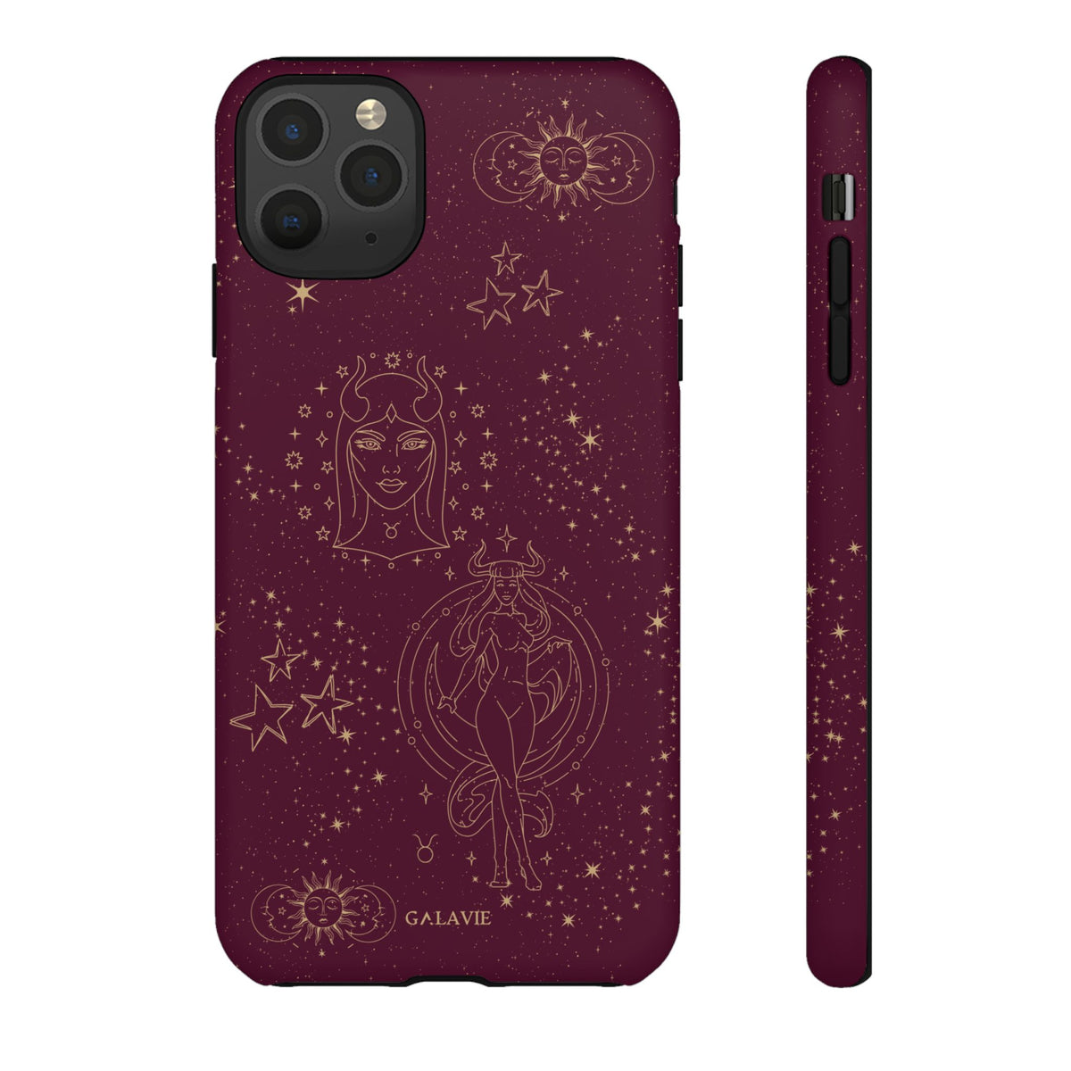Taurus Zodiac Phone Case – Merlot
